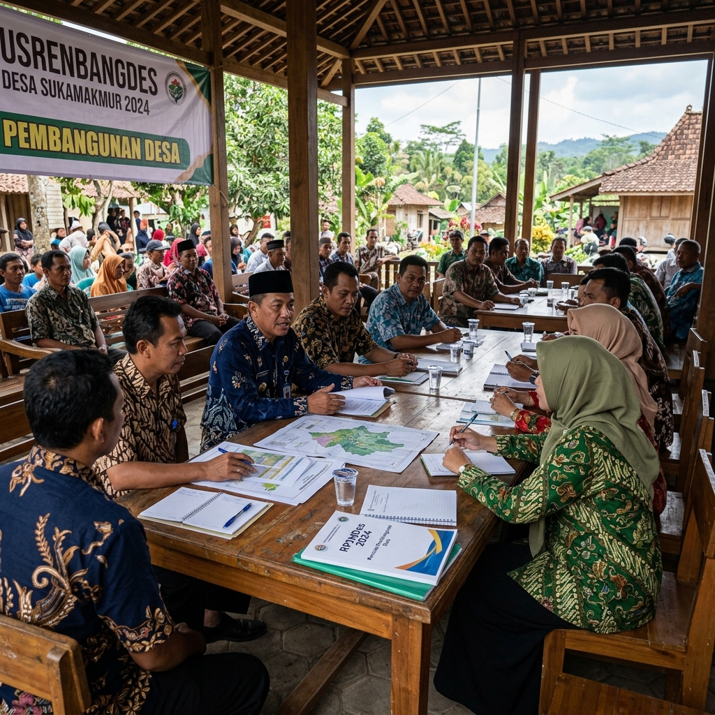 Musrenbangdes Desa Krocok Tahun 2026 Menetapkan Prioritas Pembangunan Jalan & Irigasi